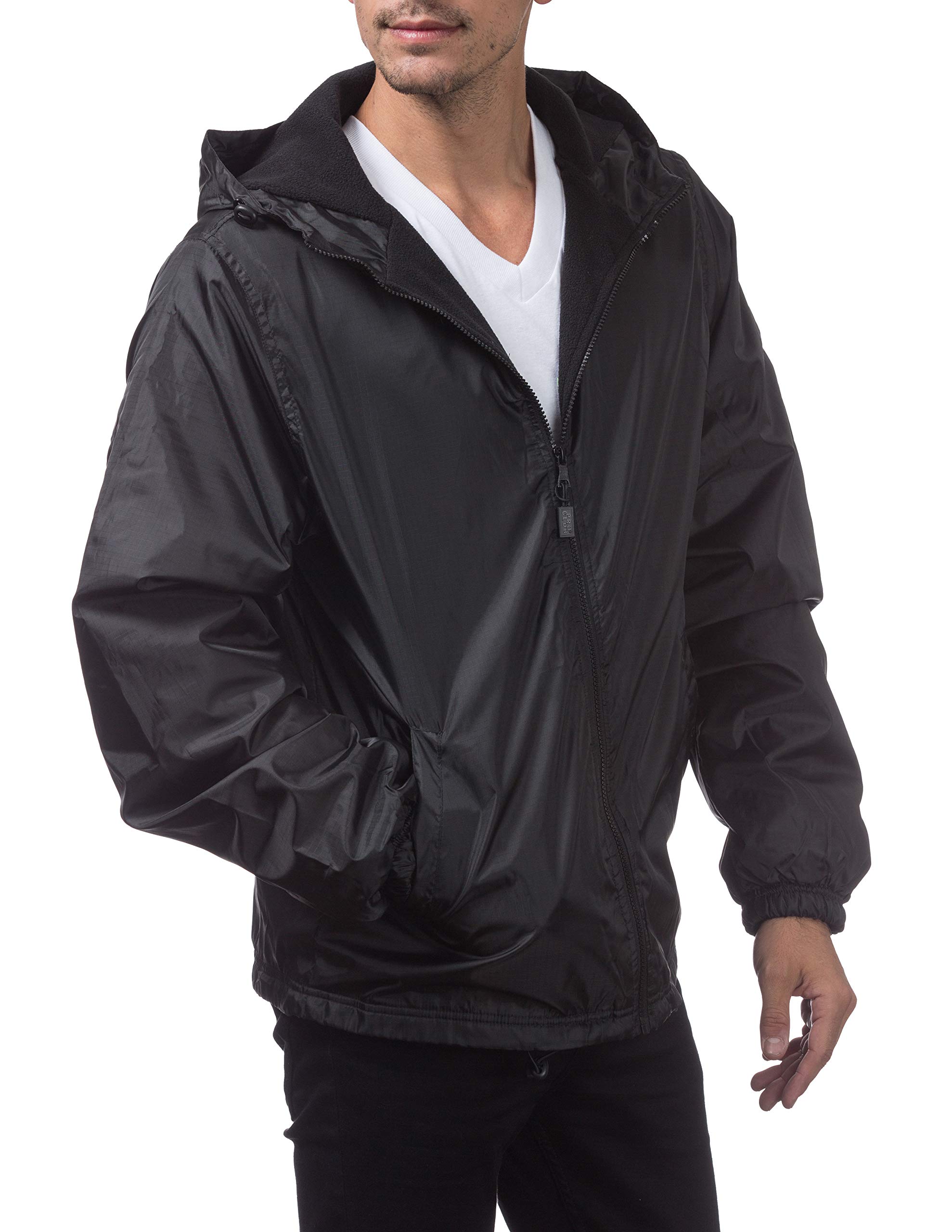 Pro Club Fleece Lined Windbreaker Jacket - Image 4