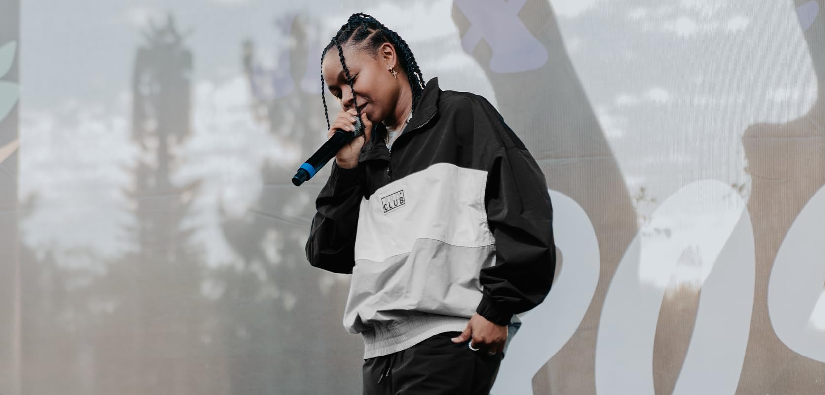 Pro Club Men's Comfort Tri-Color Cotton/Nylon Half Zip Track Jacket - Image 8