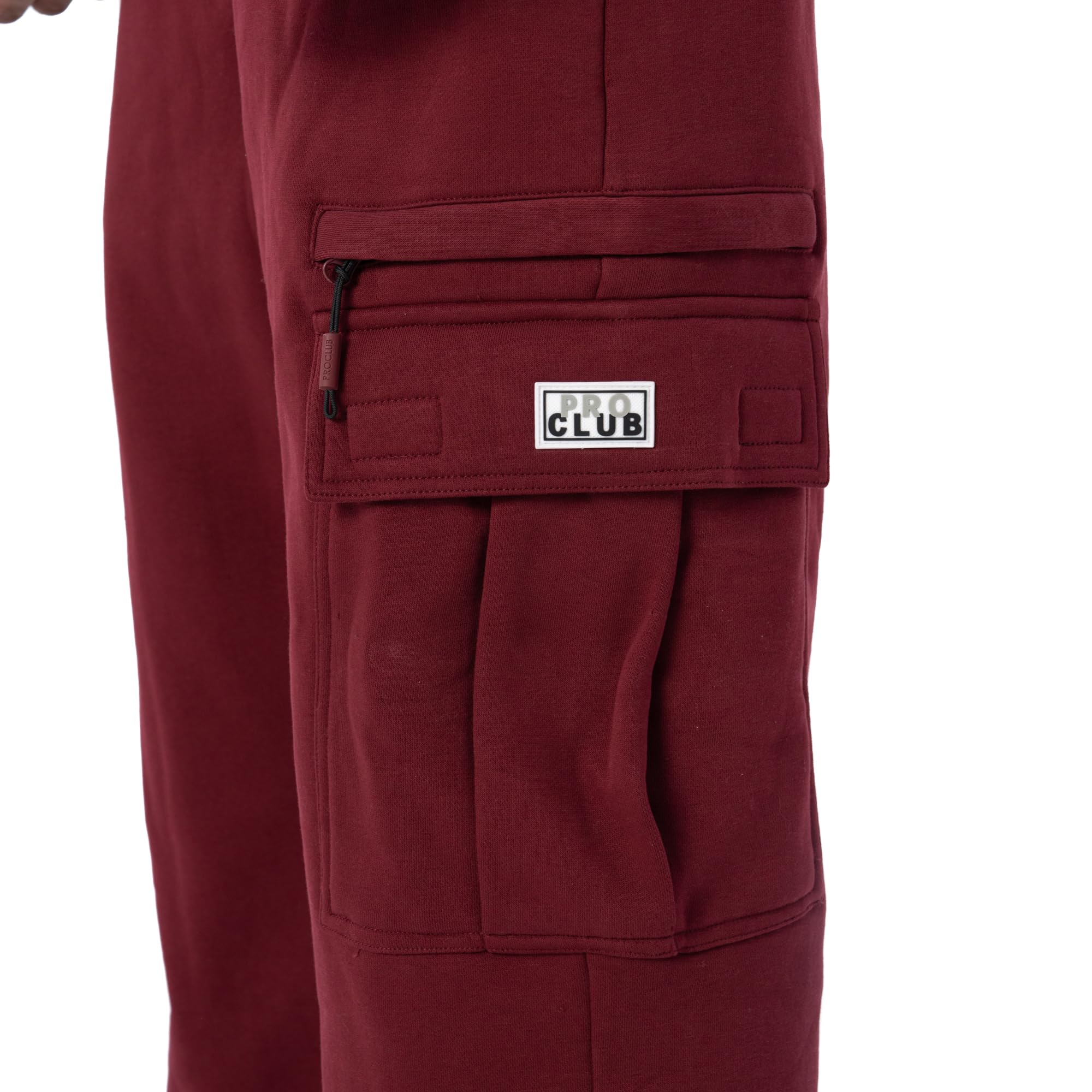 Pro Club Men's Heavyweight Basic Open Leg Cargo Sweatpant - Image 4