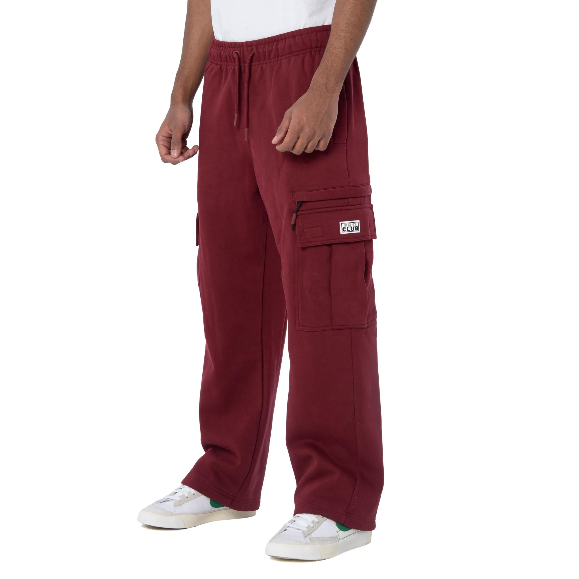 Pro Club Men's Heavyweight Basic Open Leg Cargo Sweatpant - Image 5