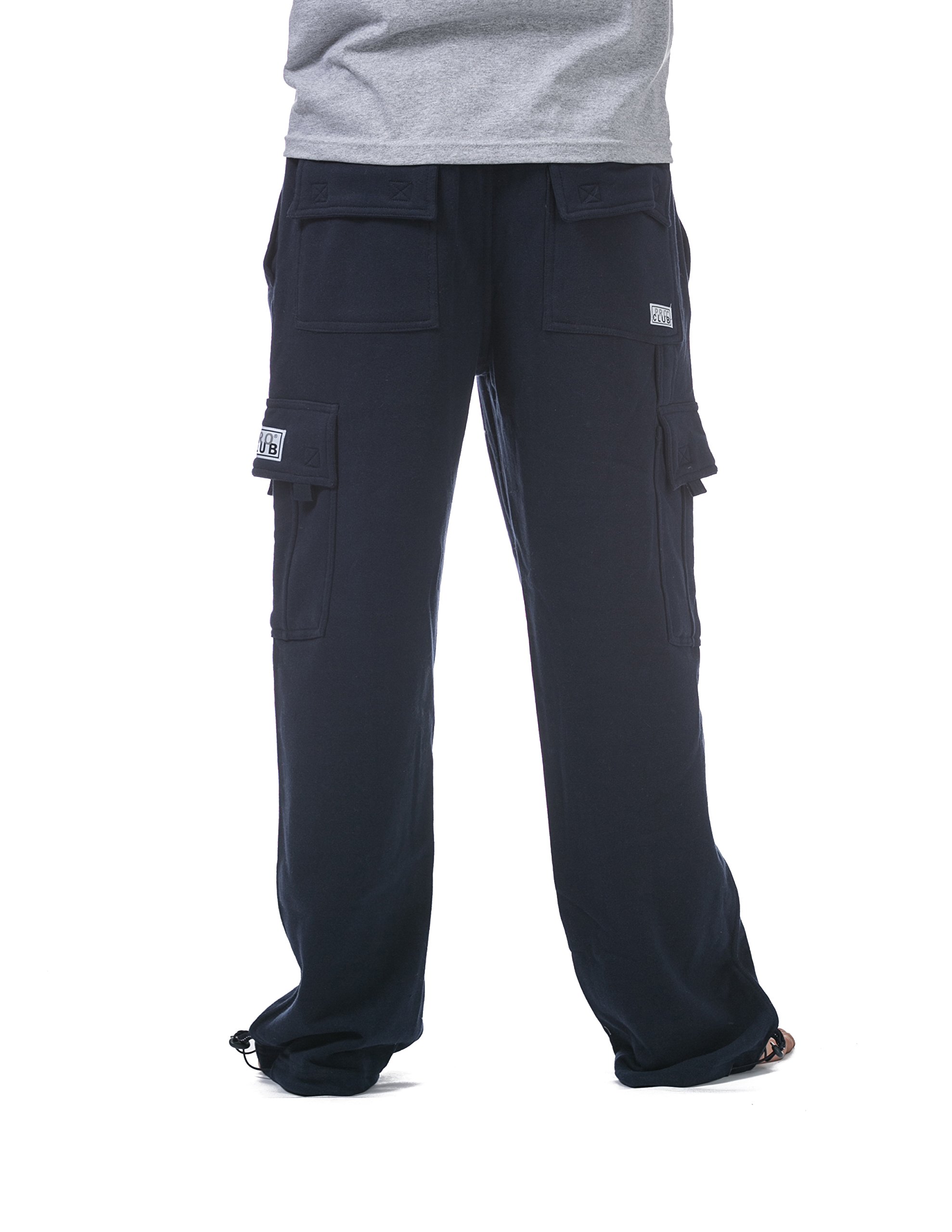 Pro Club Men's Heavyweight Fleece Cargo Pants - Image 3
