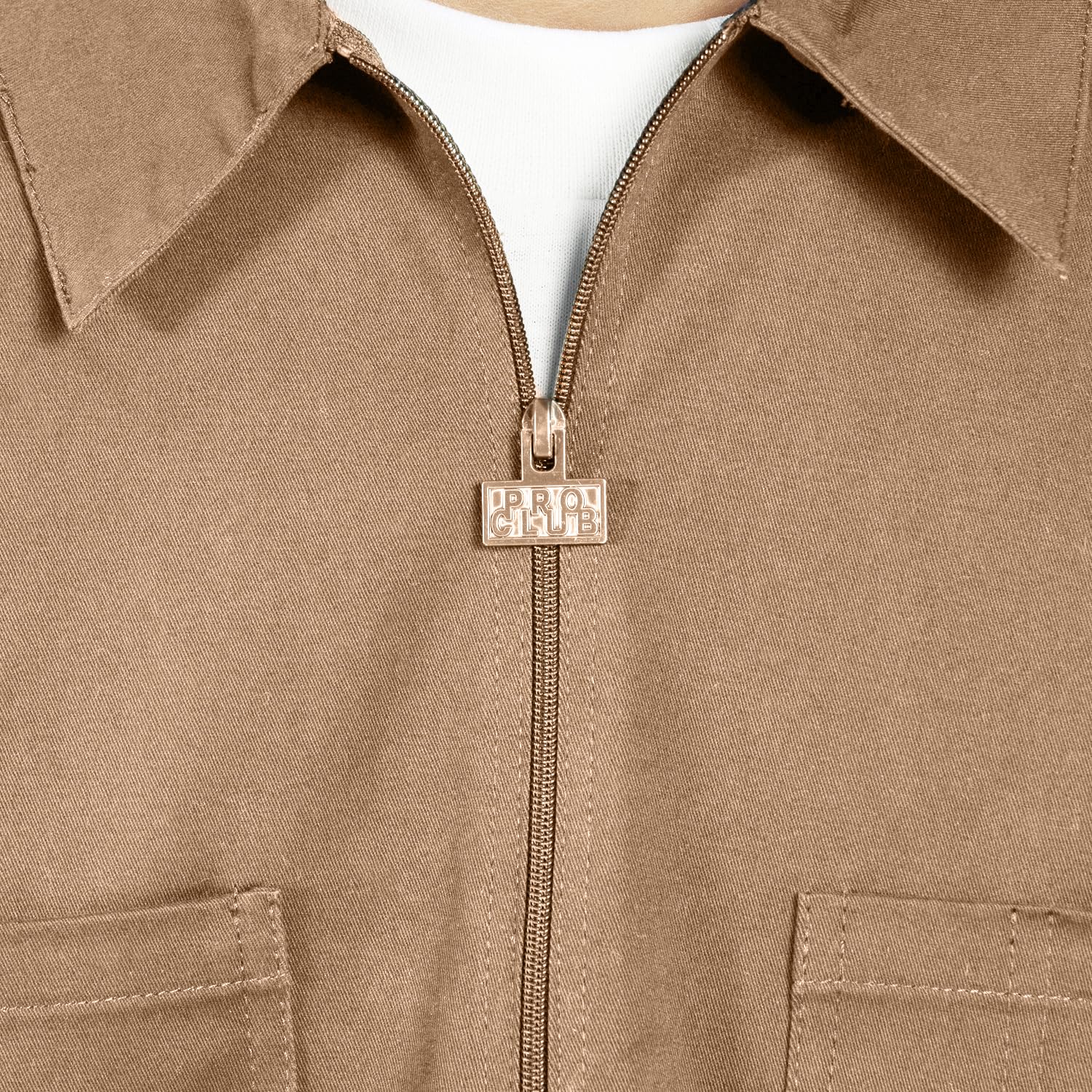 Pro Club Men's Heavyweight Quarter Zip Work Shirt - Image 5