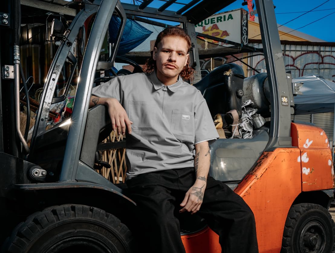 Pro Club Men's Heavyweight Quarter Zip Work Shirt - Image 7