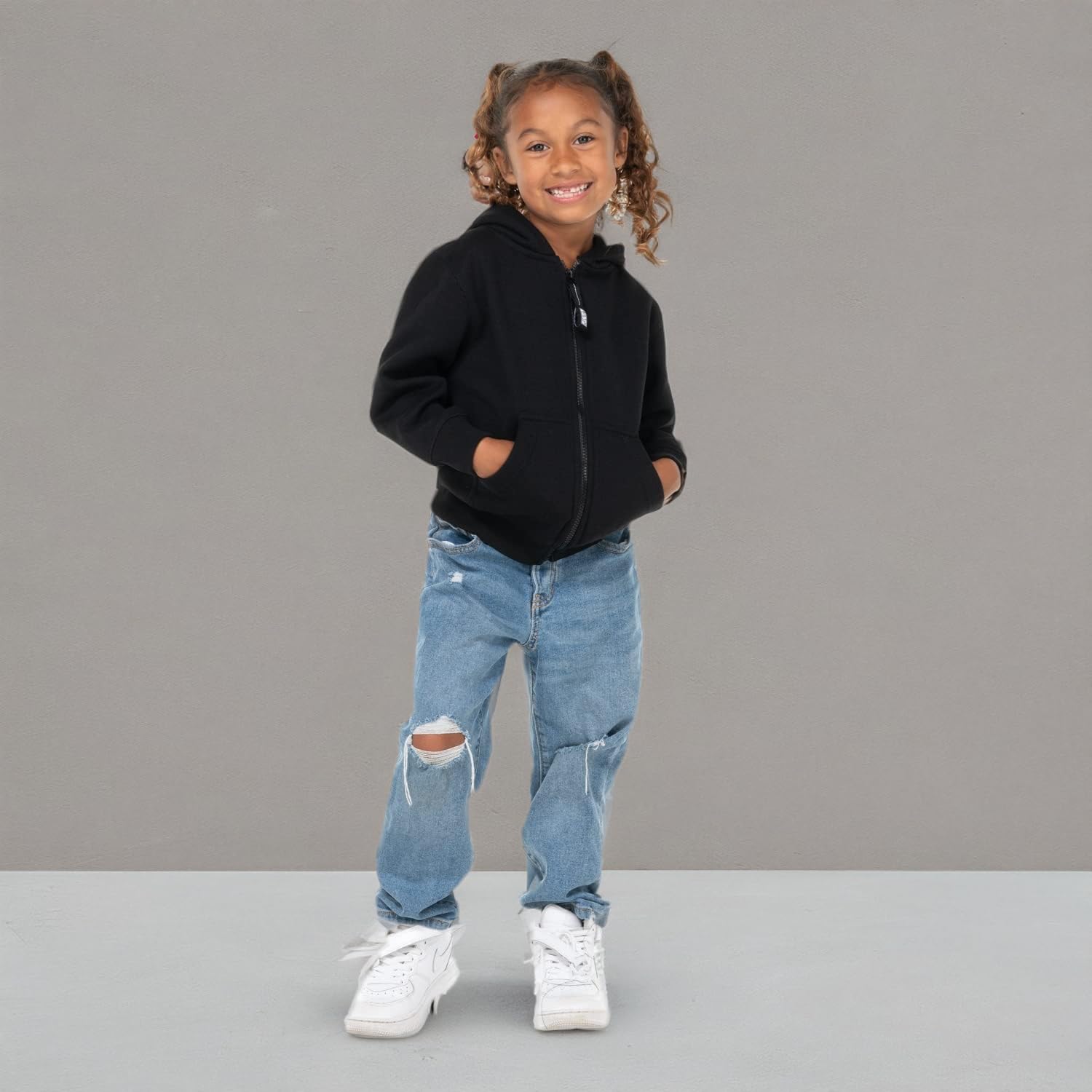 Pro Club Youth Fleece Full Zip Hoodie - Image 3